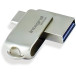Integral 360-C Dual USB-C & USB 3.0 stick, 256 GB