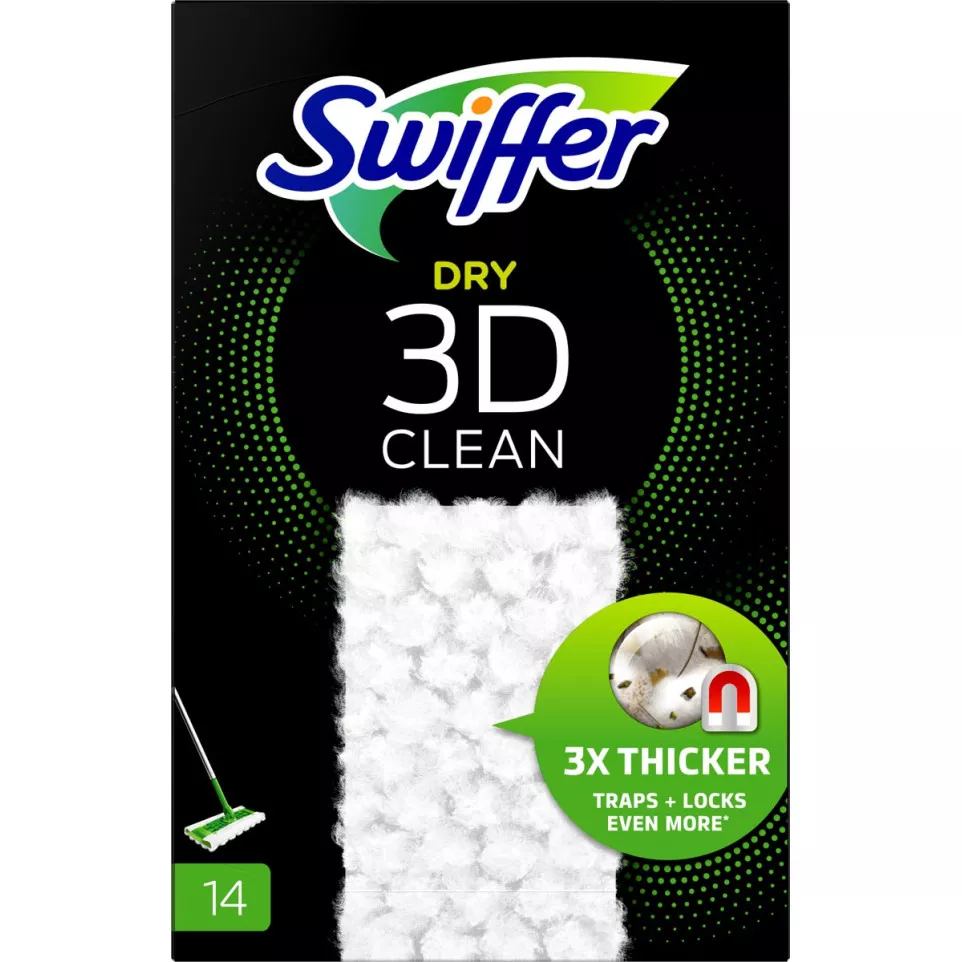 Swiffer Dry 3D Clean recharge, paquet...