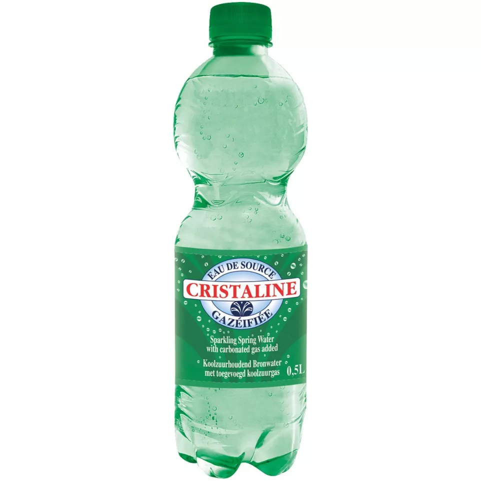 Cristaline eau pétillante, bouteille...