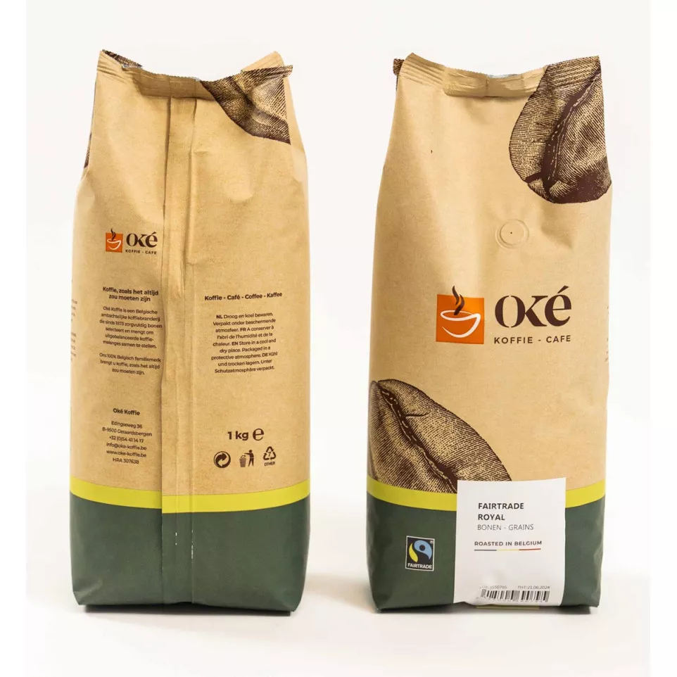 Oké café en grains, paquet de 1 kg,...