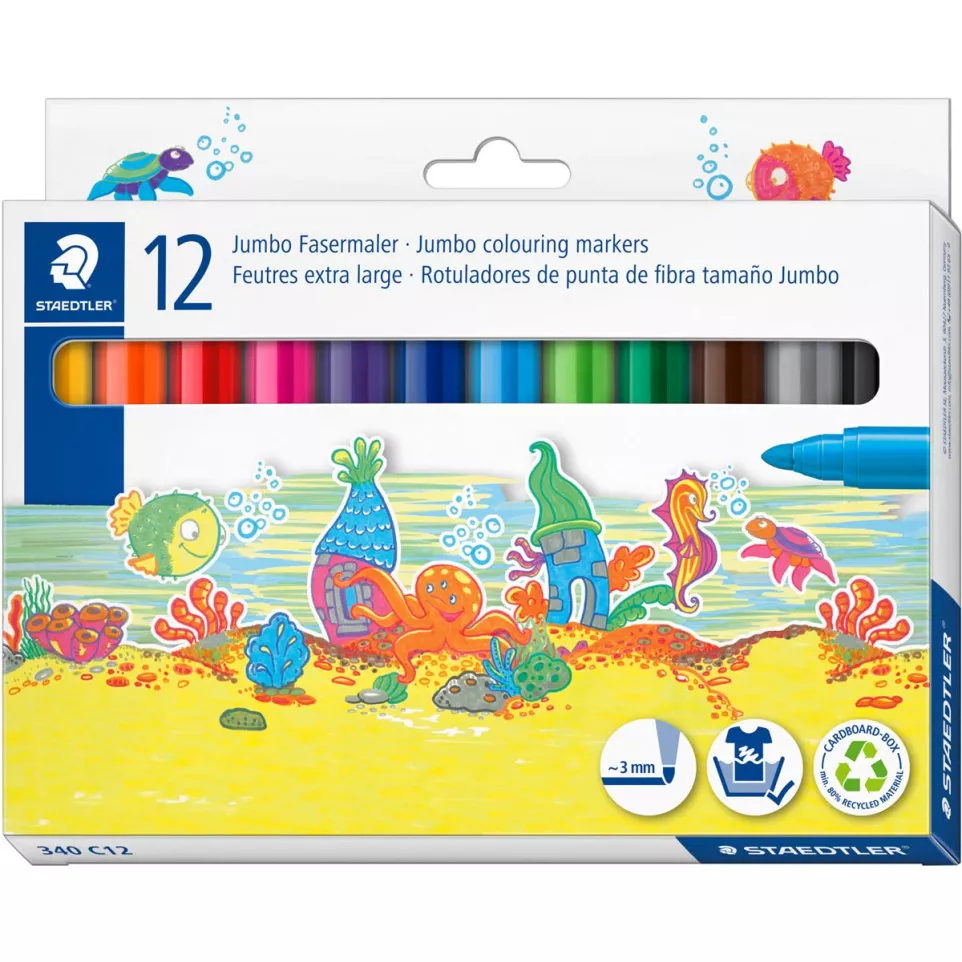 Staedtler Viltstift Noris Club 12...