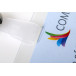 Europel badgehouder met strip en clip, ft 90 x 60 mm, gesloten