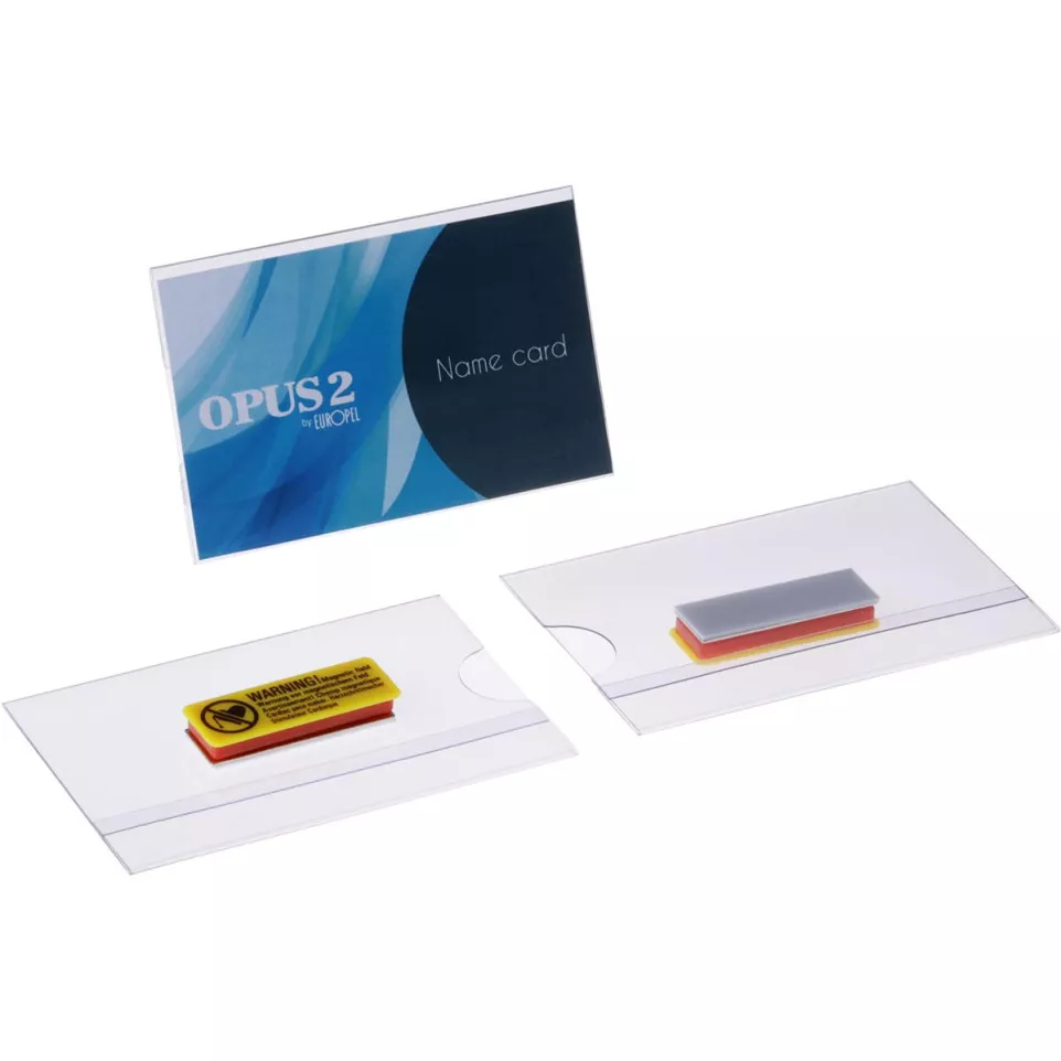 Europel Magnetic Name Badge 90 x 55 mm
