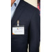 Europel badge met strip + clip, ft 90 x 60 mm