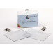 Europel badge avec pince et bande, ft 90 x 60 mm