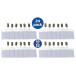 Europel badge avec pince et bande, ft 90 x 60 mm