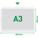 Leitz Premium A3 Landscape Pocket, 30% Pre-Consumer Recycled Plastic