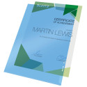 Leitz Premium pochette coin, PVC, ft A4, bleu, paquet de 100 pièces