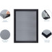 Europel snap frame with flaps 25mm list A3 matte black