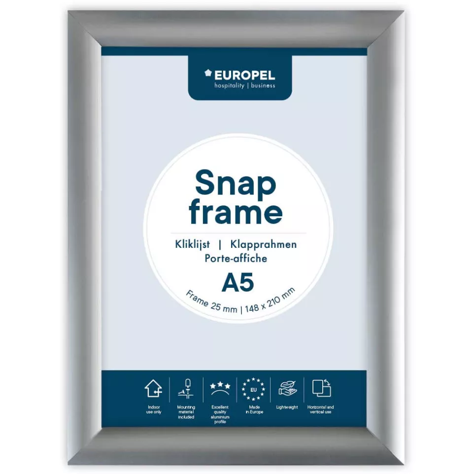 Europel Premium Snap Frame 25mm A5...