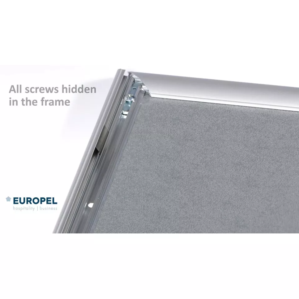 Europel Aluminum Snap Frame A4 25mm