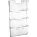 Europel Wall Document Display Rack 4 x A4 Landscape