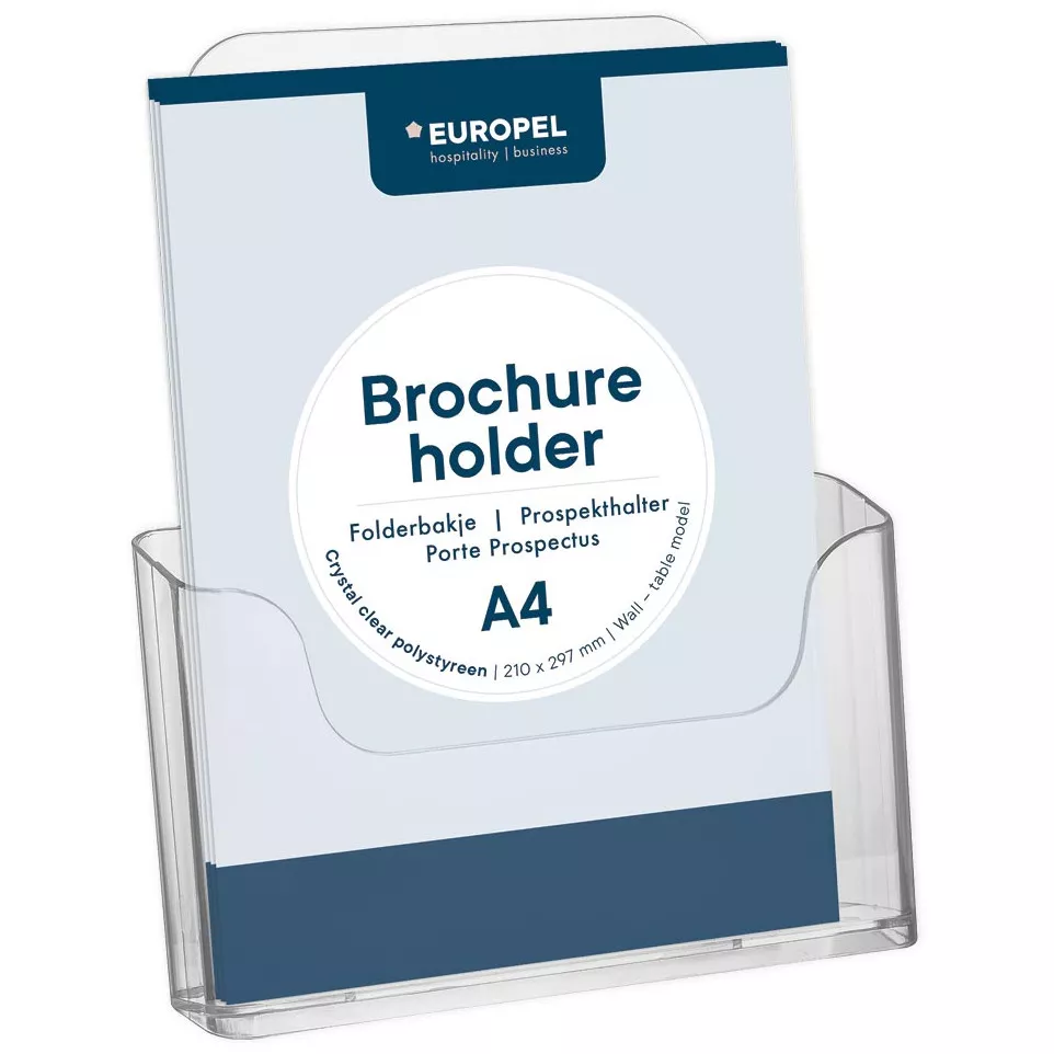 Europel folderhouder, ft A4, voor...
