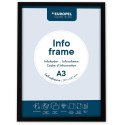 Europel cadre auto-collant ft A3, noir, paquet de 2 pièces