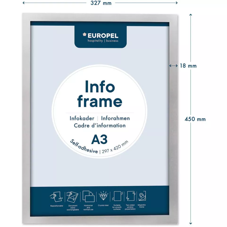 Europel cadre auto-collant ft A3,...