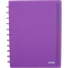 Atoma Seyes A4+ Notebook, 120 Pages, Polypropylene Cover, Lined, 6 Dividers and 5 Pockets, Assorted
