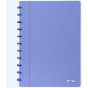 Atoma Seyes Notebook A4 Polypropylene Cover 144 Pages Ruled Assorted Colors
