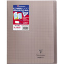 Clairefontaine schrift Koverbook voor ft A4+, 96 bladzijden, kaft in PP, seyès, transparant