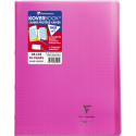 Clairefontaine schrift Koverbook voor ft A4+, 96 bladzijden, kaft in PP, seyès, transparant