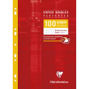 Clairefontaine Metric Binder Inserts A4 9 Holes Double 100 Pages French Ruled