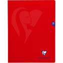 Clairefontaine schrift Mimesys voor ft A4+, 48 bladzijden, kaft in PP, seyès, geassorteerde kleuren