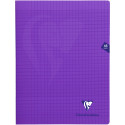 Clairefontaine cahier Mimesys pour ft A4+, 48 pages, couverture en PP, séyès, couleurs assorties