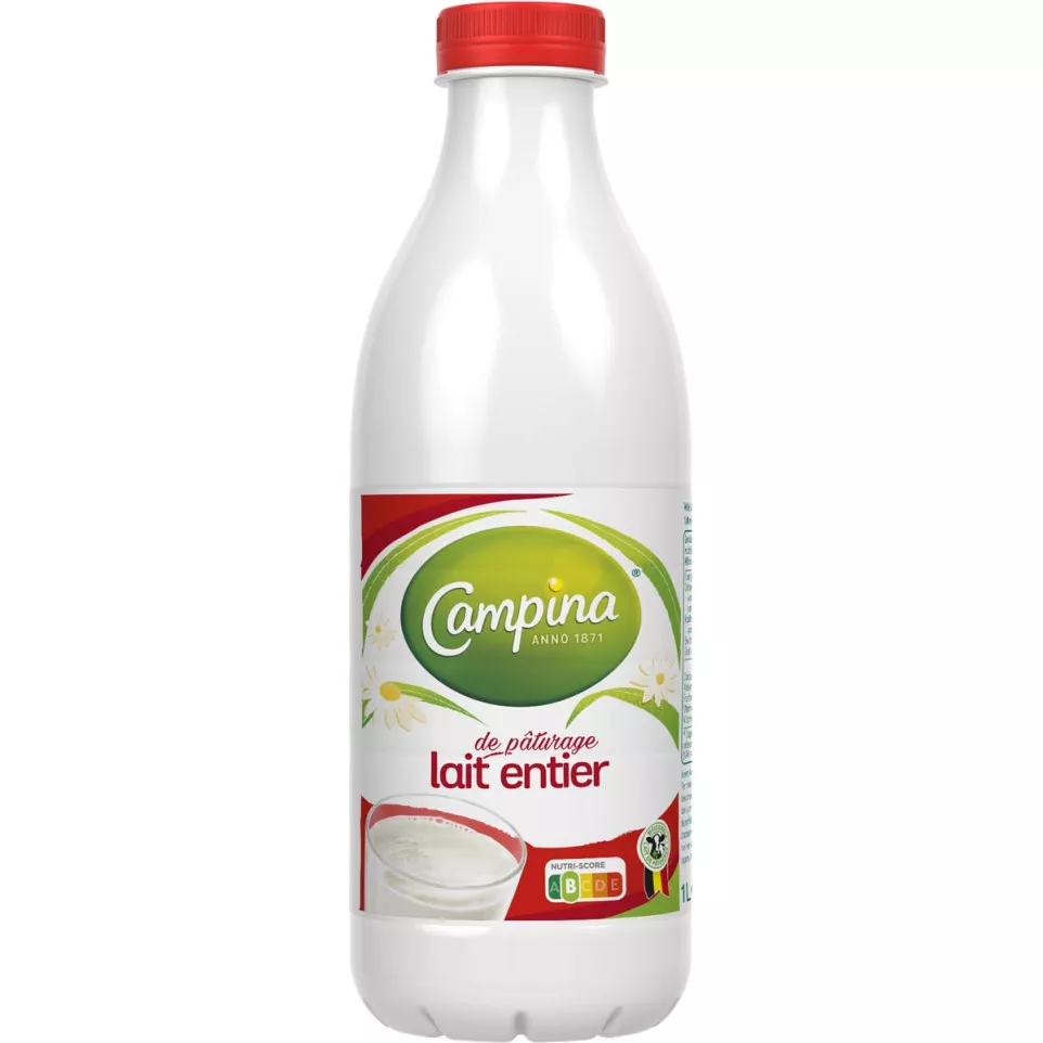 Campina volle melk, 1 liter, pak van...