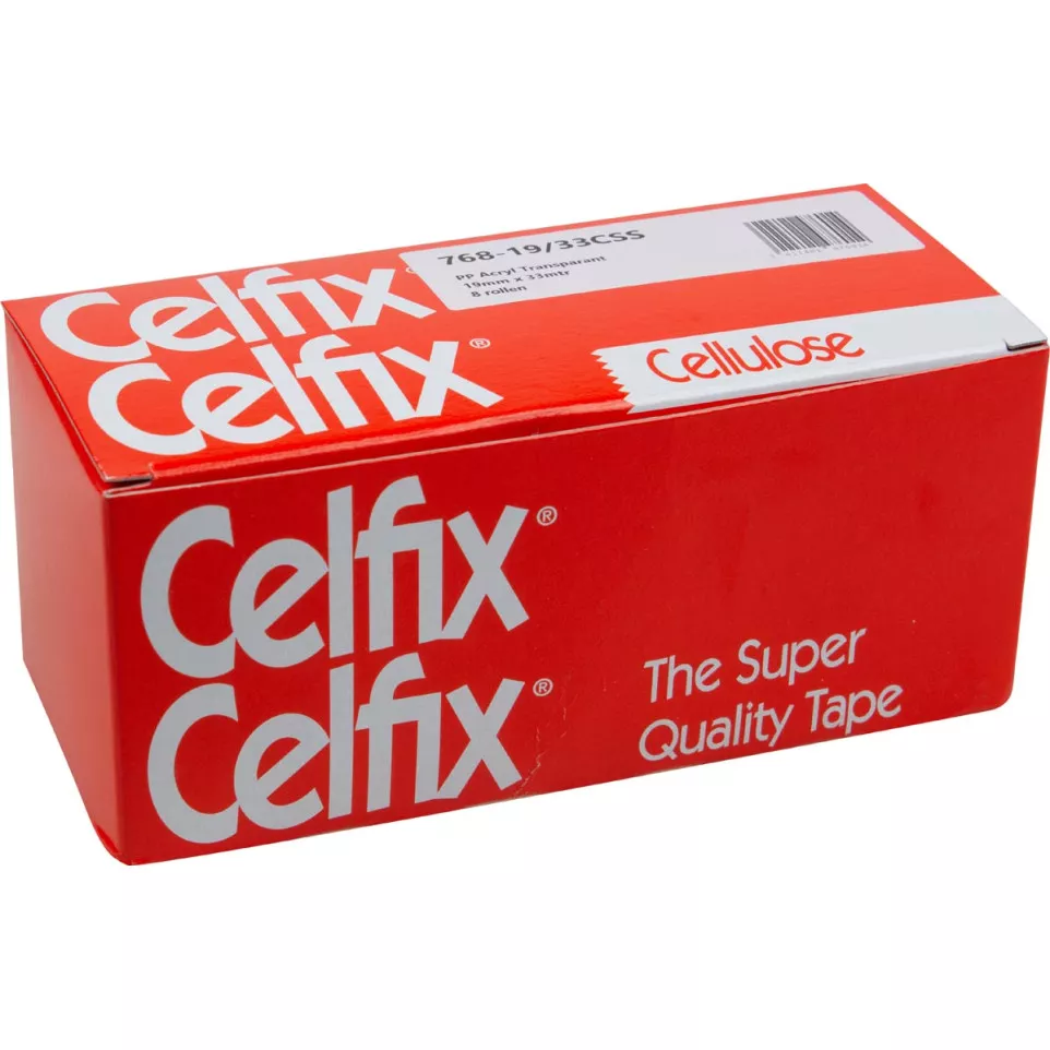 Celfix ruban adhésif Crystal Clear