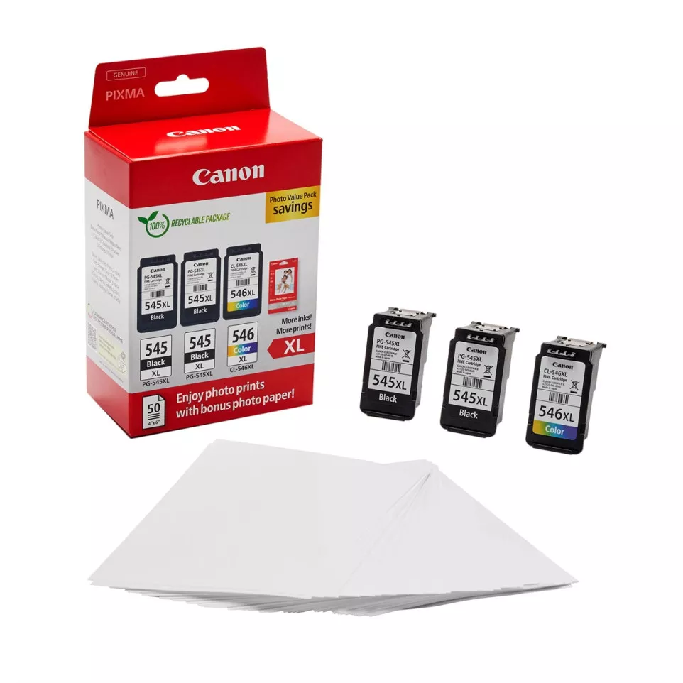 Canon photo value pack 2 x PG-545XL +...