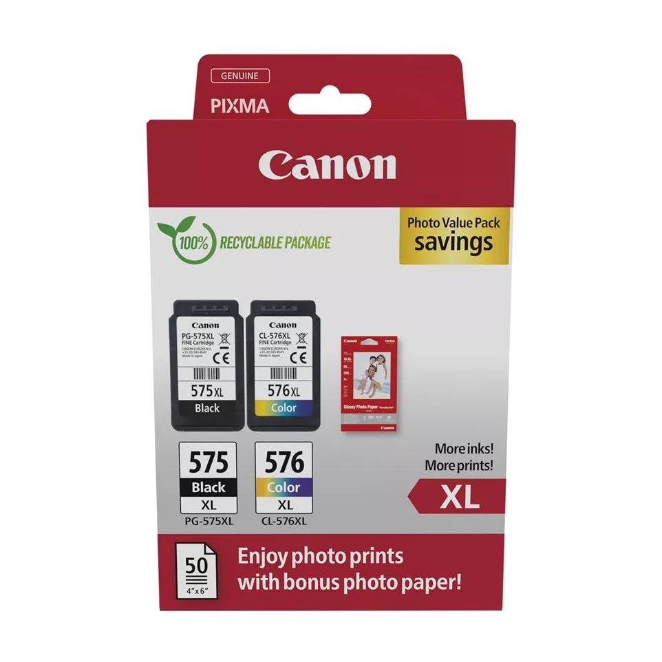 Canon photo value pack 1 x PG-575XL +...