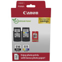 Canon PG-510 Black and CL-511 Colour Ink Cartridge Multipack OEM 2970B017 up to 220 pages