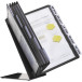 Durable support de bureau Vario avec 10 pochettes, ft A4, noir