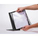 Durable support de bureau Vario avec 10 pochettes, ft A4, noir