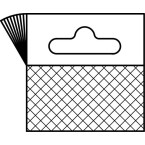 Hang tabs 50 x 50 mm,...
