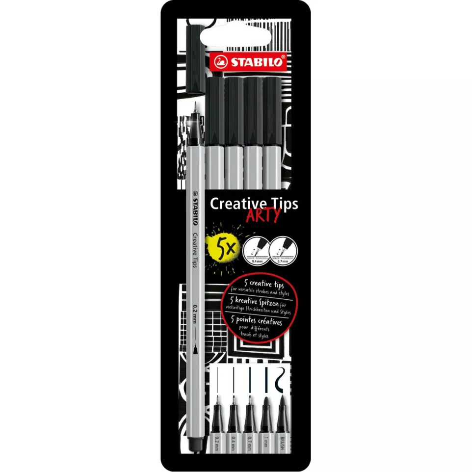 STABILO Creative Tips ARTY fineliner,...