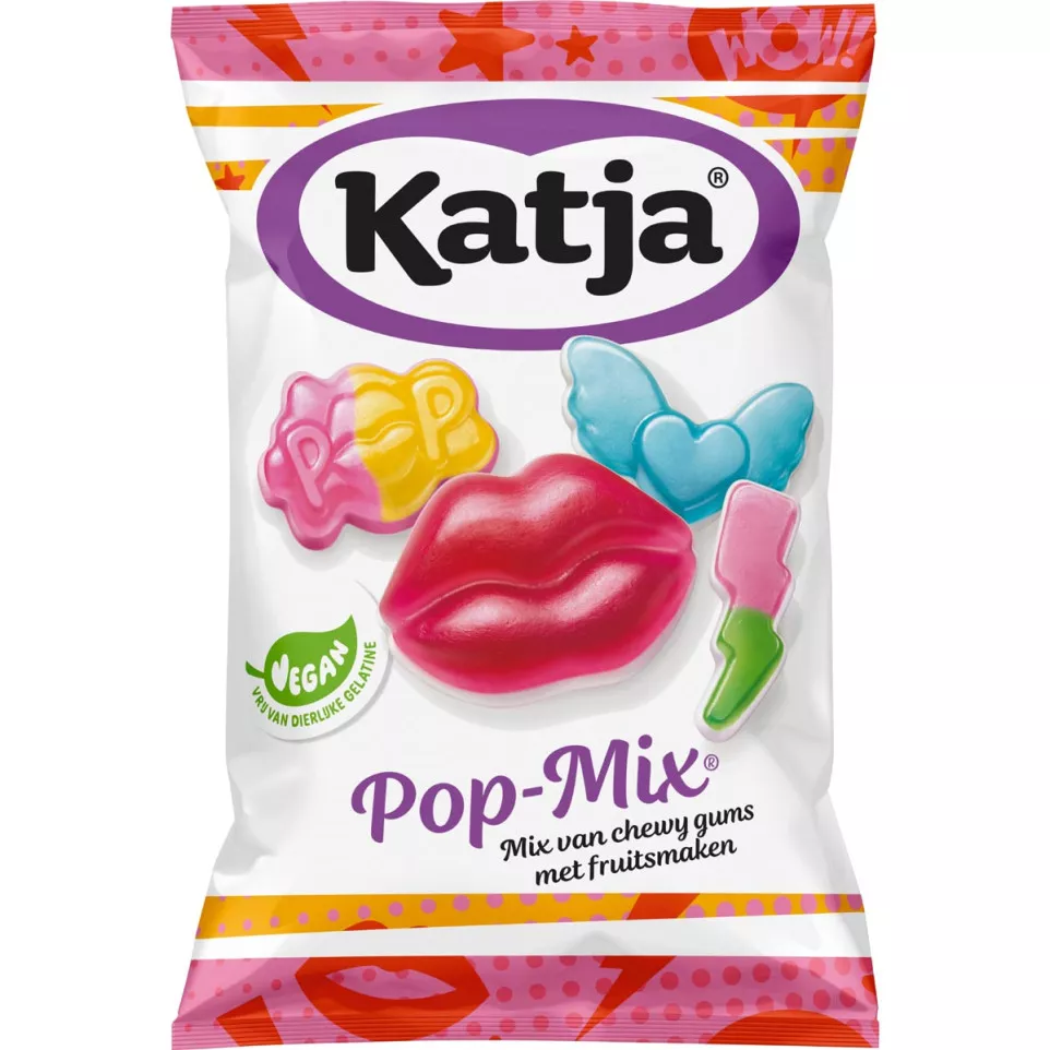 Katja Pop Mix snoep, mix van chewy...