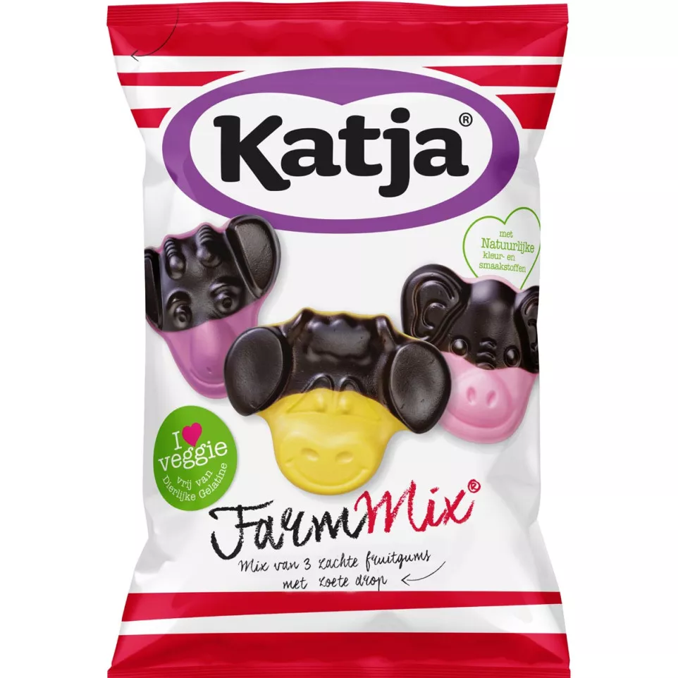 Katja Farm Mix snoep, mix van 3...