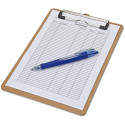 MAUL klemplaat Basic, hardboard karton, A5 staand, bruin