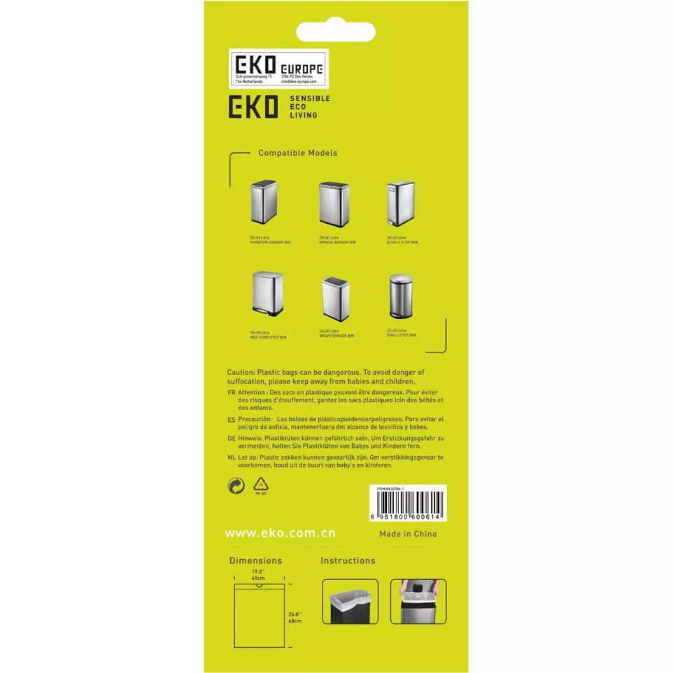 Eko sac à ordures avec cordon, 18-28...