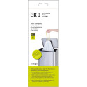 EKO 10–15 L Drawstring Trash Bags, White, 1 Roll, 20 Bags