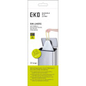 EKO Drawstring Trash Bags 3-6L White 1 Roll 30 Bags
