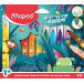 Maped Jungle Fever Jumbo Felt Tip Pens Set of 12 Assorted Colors