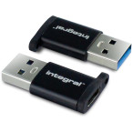 Integral adapter USB-C naar...