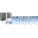 Verticaal veerluik Boxmilano ALU inox look 600mm / pce