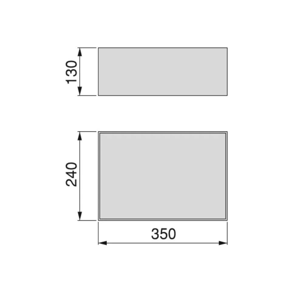 Hack textiel organizer mand 350x240mm...