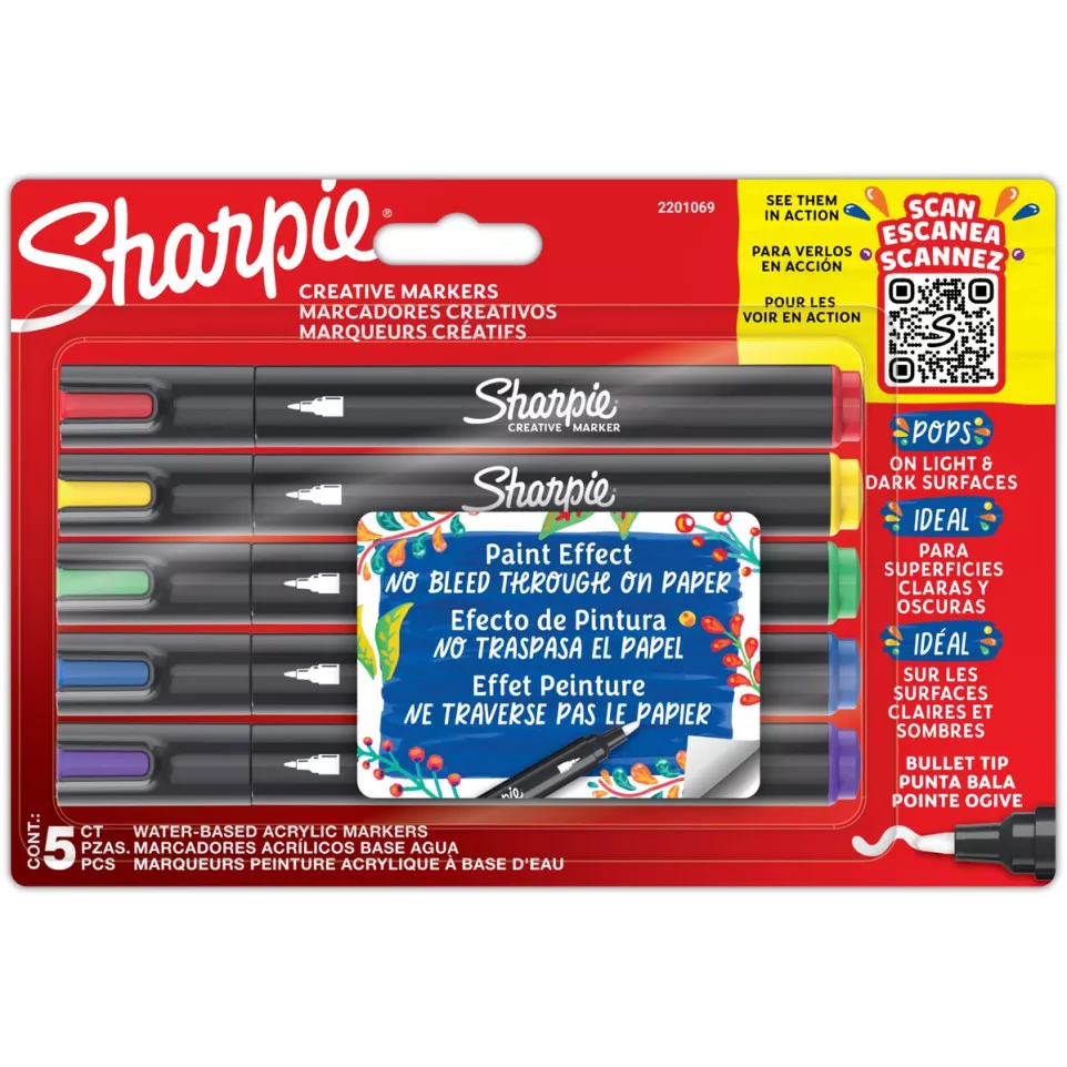 Sharpie marqueur peinture, blister de...
