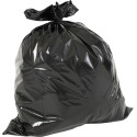 Vuilniszak ft 60 x 80 x 0.02 cm, zwart, HDPE, 20 x rol van 20 stuks
