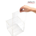 Deflecto Idea Box with Document Holder, 33.8 x 21.5 x 21.3 cm