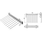 9-Bar Pull-Out Pants Rack...