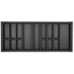 Range-couverts Orga-Box VII gris basalte pour tiroirs AvanTech YOU hauteurs 101 et 139mm, profondeur 500mm et largeur de meuble 
